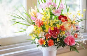 Colorful and uplifting flower arrangement